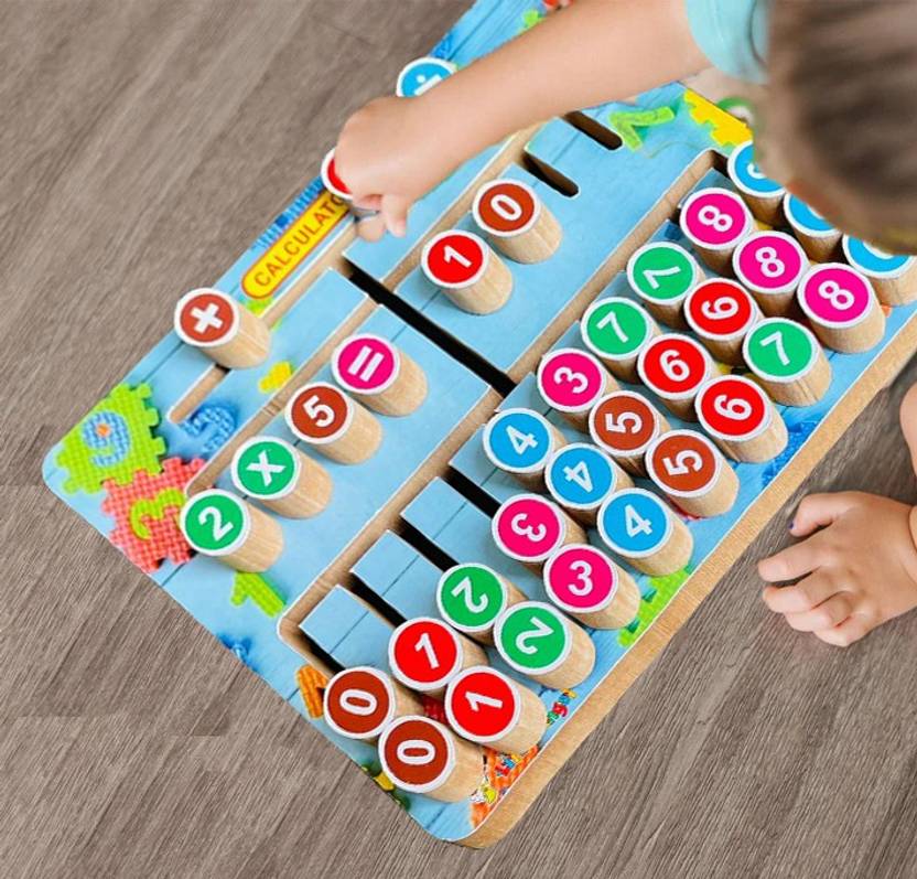 Plus Shine Number Counting Calculator Board Maze Puzzle Learning Math