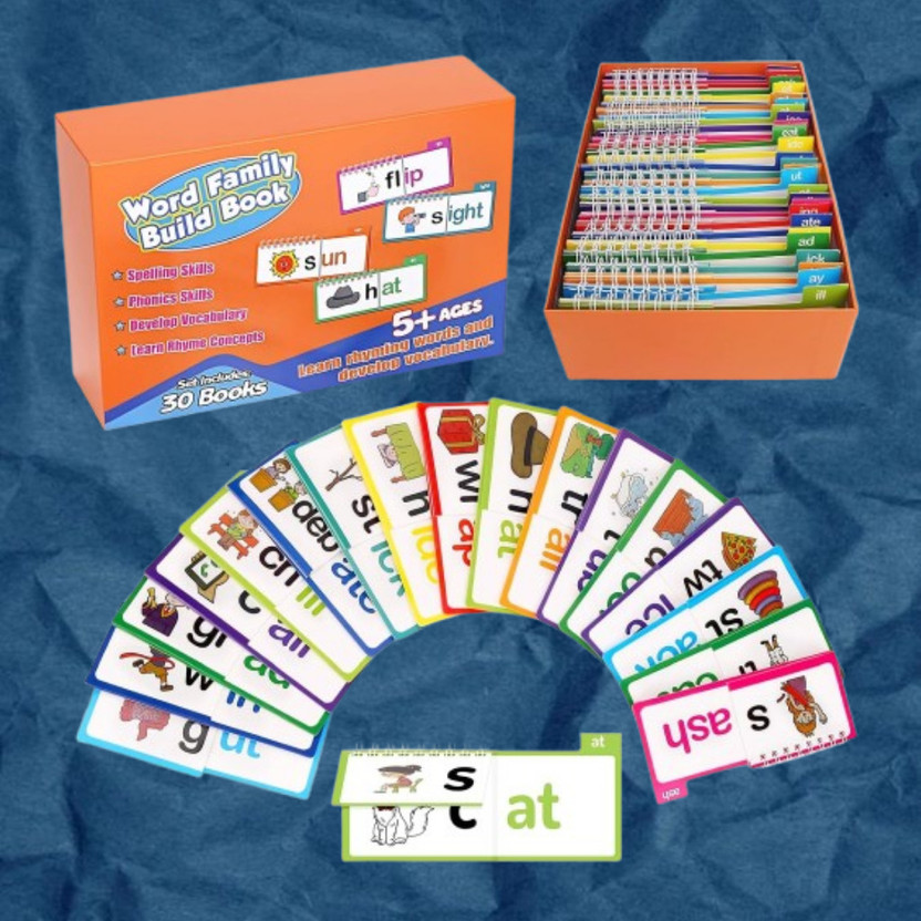 Elevra Elevra Professional Literacy Center Word Building Flipbook Kit(Multicolor) - Flipkart Deal