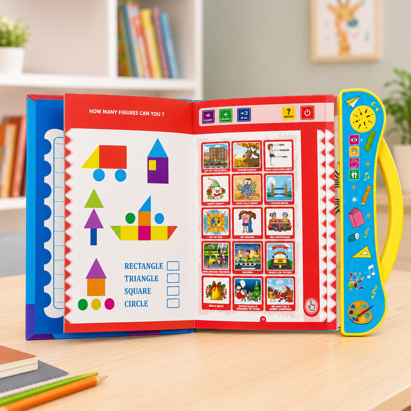 AADVIK SINGH GLOBAL Learning Book with Interactive Audio Features and Cognitive Activities(Multicolor)