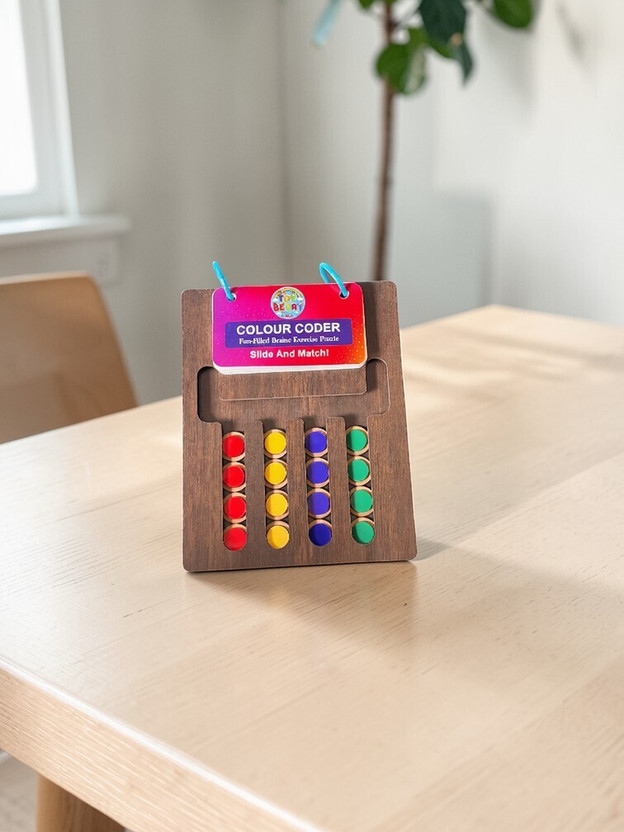 HPHCRAFTT HPHCRAFTT Wooden Color Coding Learning Board Toy For Kids Brain Memory And Thinking Skills(Multicolor) - Flipkart Deal