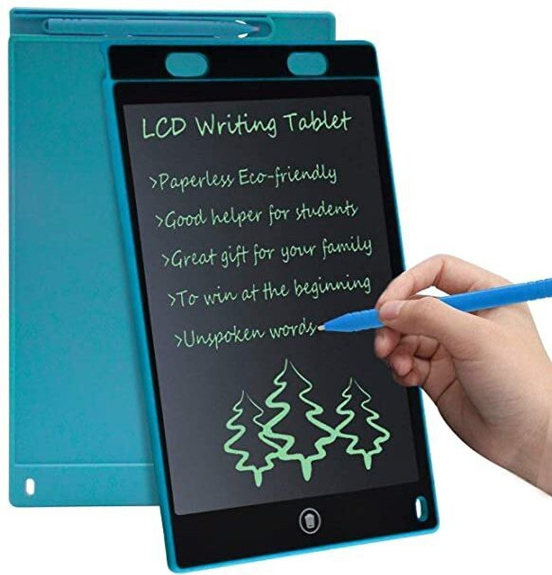 YRA 8.5 Inch LCD Portable Writing Pad/Tablet for Kids Adults at Home/School/Office(Blue)