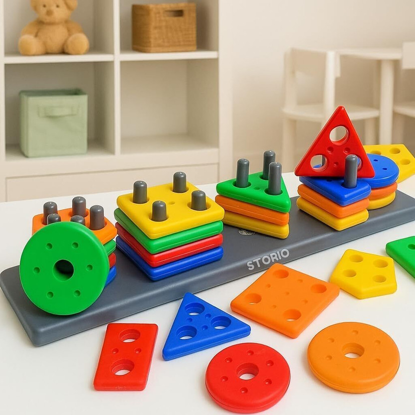 toyozilla toyozilla Smart Activity Fun and Learning Geometrics Game for Kids(Multicolor) - Flipkart Deal