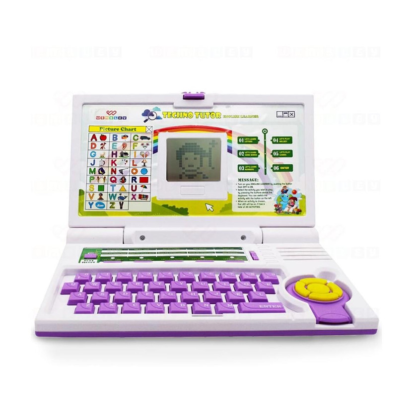 Wembley Kids Laptop Computer Toy Electronic Alphabet Number Learning & Educational Toy(Purple)