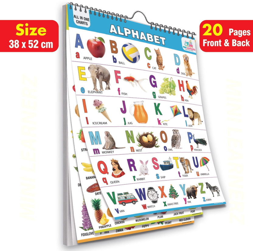Mini Learnerz abcd calendar for kids learning(Multicolor)