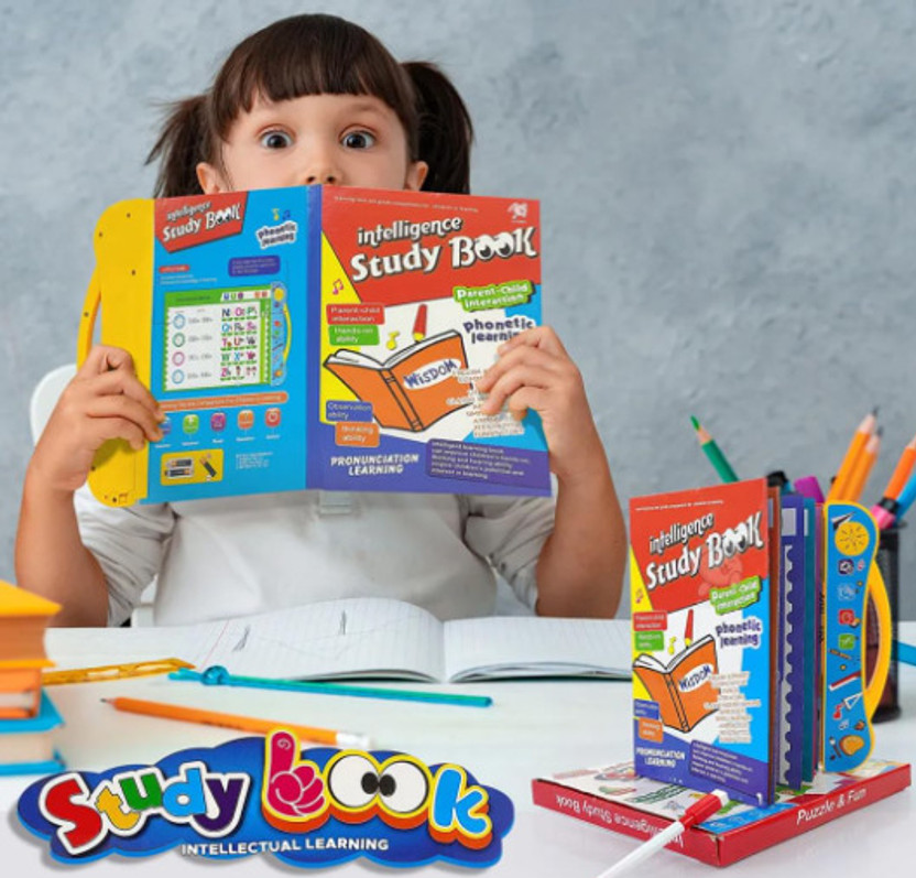 GRAYSEE Electric Intelligence Study Book Sound Book for Children(Red)