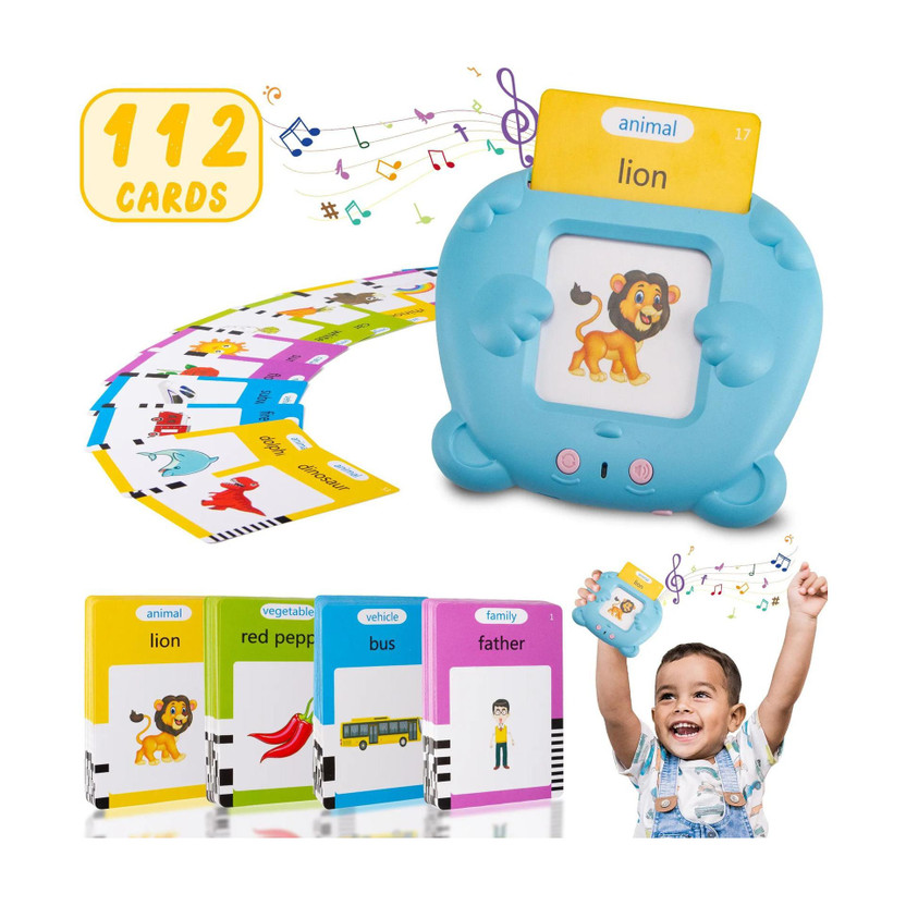 Easymart Easymart USB Rechargeable Kids Learning Flashcard Reader Speech Therapy Machine Toy(Multicolor) - Flipkart Deal