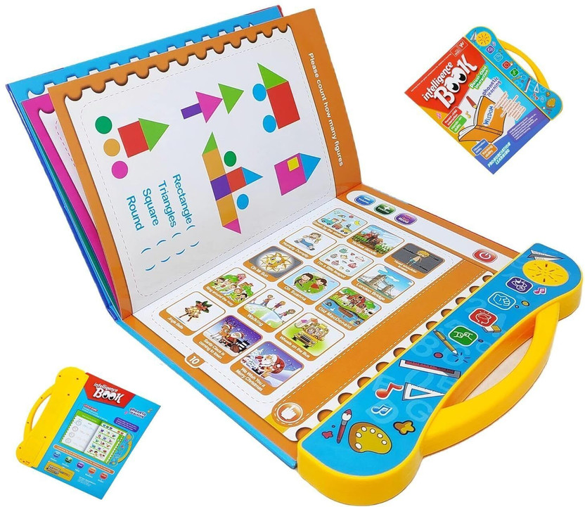 Kidoyz Learning Book for Kids | Interactive Talking Educational Book with Music & Sound(Multicolor)