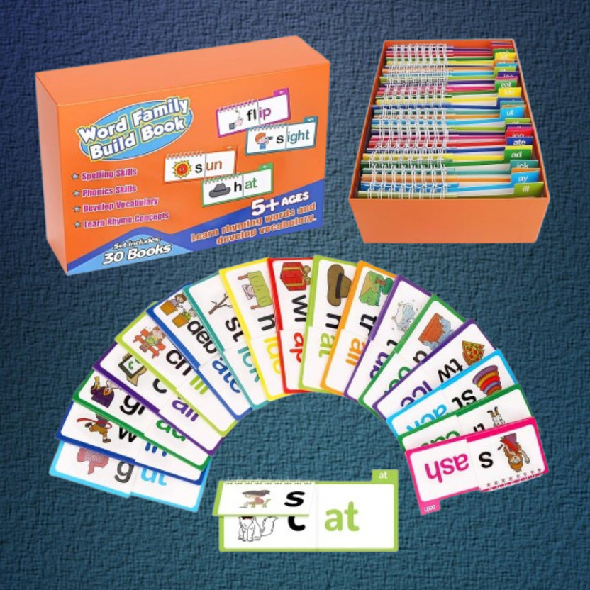 Elevra Comprehensive Phonemic Awareness Kit with 30 Build Books(Multicolor)