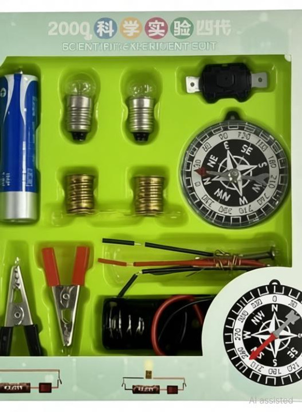 Kreative Kraft Electric Education Science Kit (Random Color) Power & Hand Tool Kit(11 Tools)