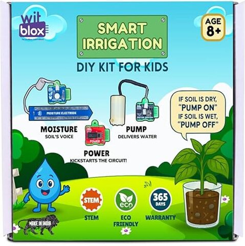 WitBlox Smart Irrigation School Project Kit DIY STEM Learning Science Kit for Kids(Multicolor)