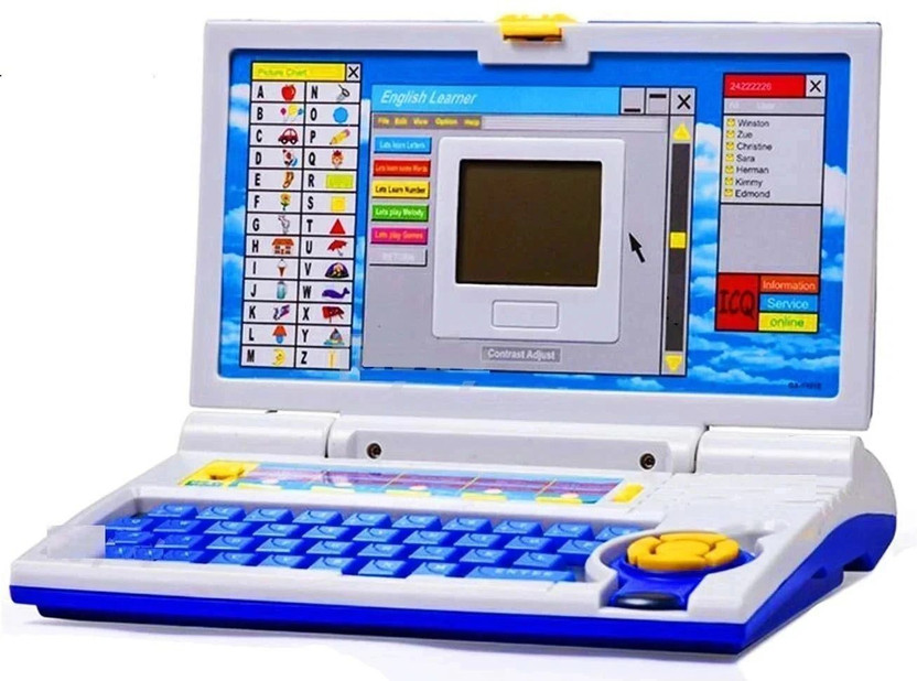 himanshu tex Educational Computer ABC and 123 Learning Kids Laptop with LED Display and Music(Multicolor)