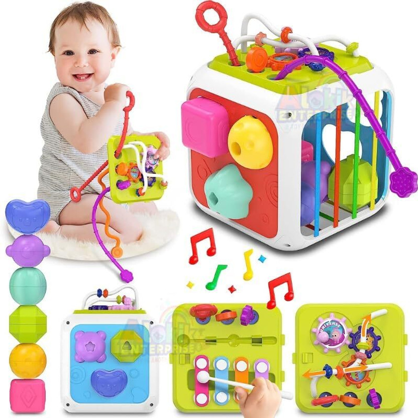 Bodra enterprise 7 In 1 Montessori Sensory Toys For Baby 6 9 12 18 Months Newborn Girl Boy(Multicolor)