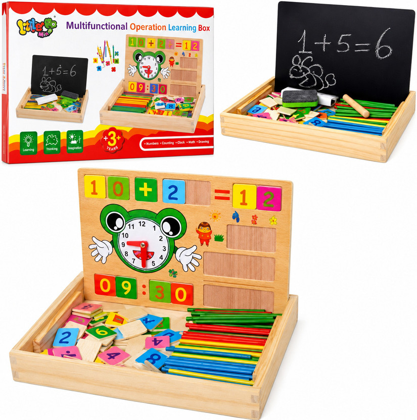 KNK KNK Infotain Children Number Cards Calculation Time Learning Tool Math Educational Toy(Multicolor) - Flipkart Deal