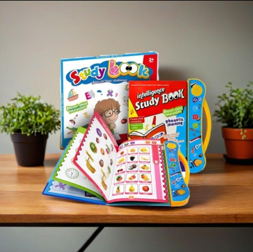 Shiv Online Intelligence Study Book – Phonetic Learning & Musical Educational Toy(Multicolor)