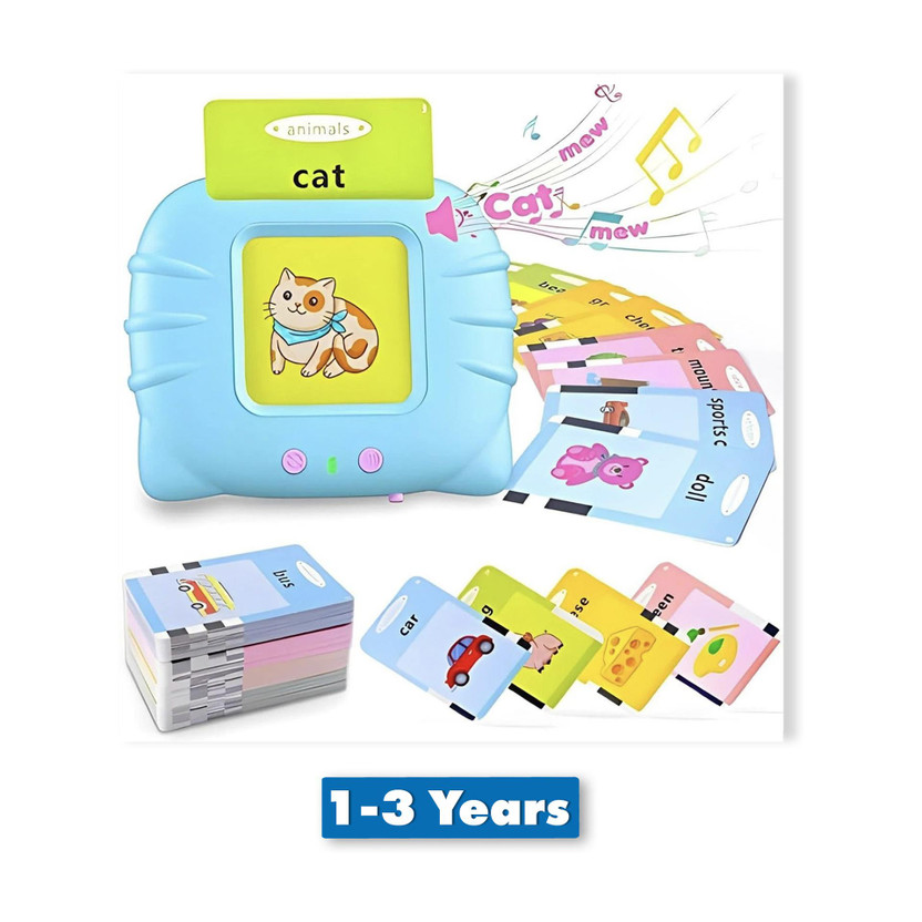 Vivesha All-in-One Talking English Words Flash Cards for Kids Education Learning Device(Multicolor)
