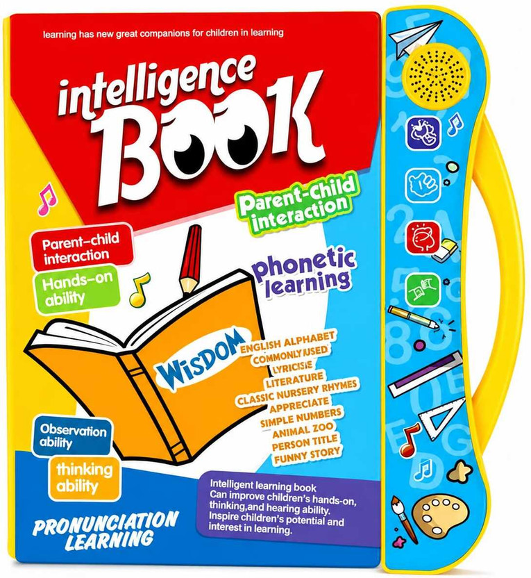 WINKLY Kids Electronic Study Book with Sound | Interactive Educational Learning Book(Multicolor)