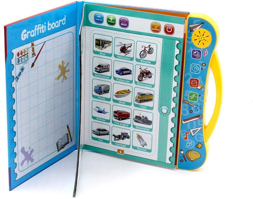 Toyvala Toyvala Intelligence Interactive|Phonetic Sound|English Reading Study Book-82(Multicolor) - Flipkart Deal