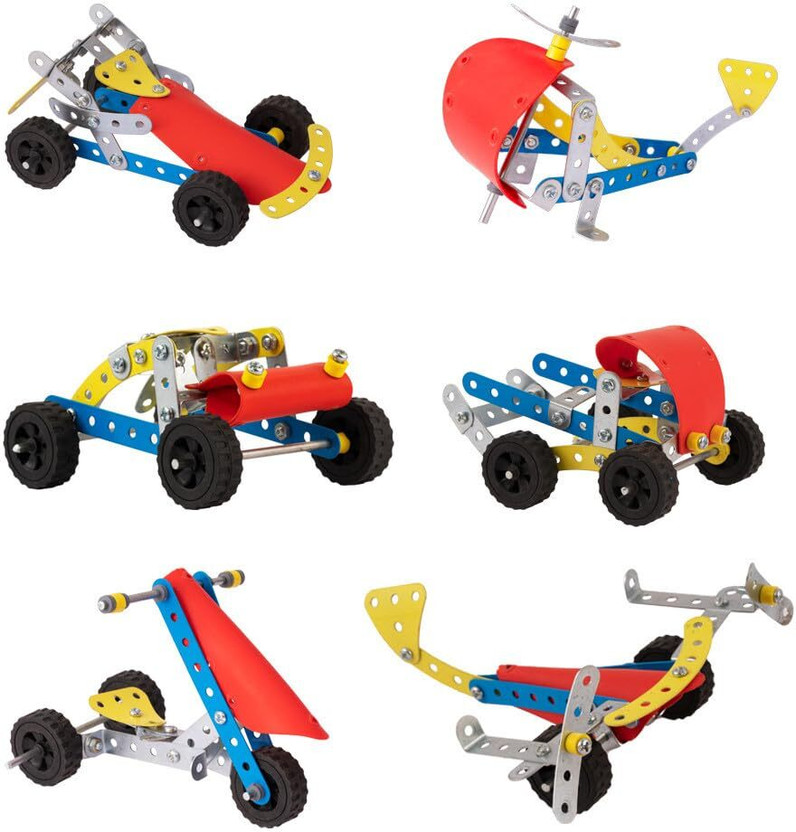 CloudTech Enginero Metal Mechanical Kit toys for Kids | Level 0 | 98pcs(Multicolor)