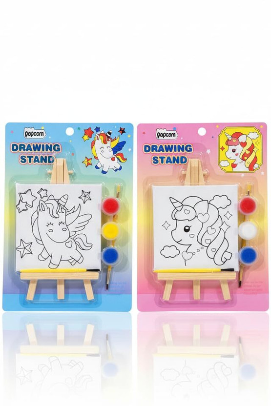 Kryst Kryst Drawing Stand for Kids – Unicorn Design | Mini Painting Set ( Pack of 2)(Pink) - Flipkart Deal