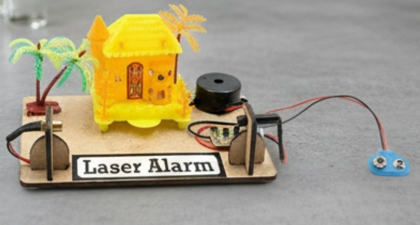ERHIndia ERHIndia Laser Security Alarm Science Exhibition Working Model STEM Learning Kit(Multicolor) - Flipkart Deal