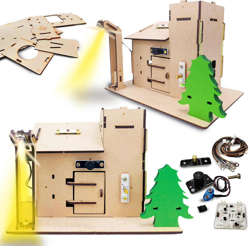 Wembley Home Automation Alpha Mega DIY STEM Educational Science Experiment Kit for Kids(Multicolor)