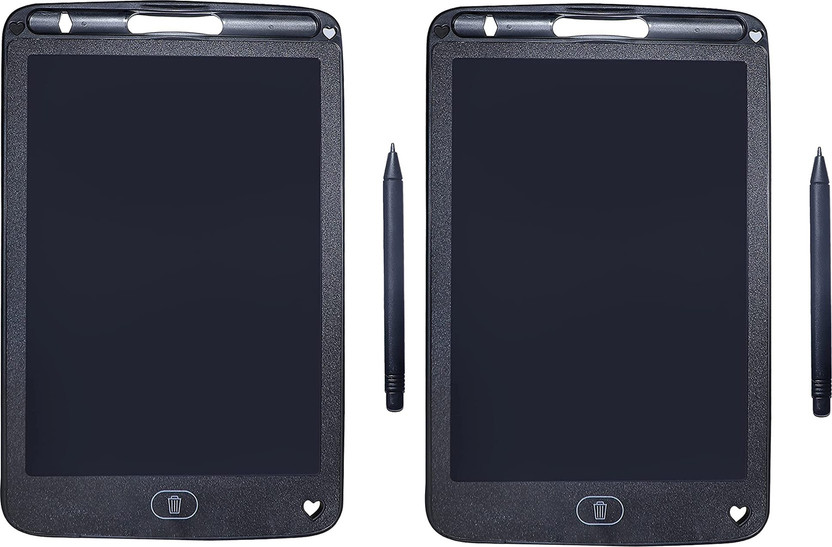 Flipkart E VYAPAR KENDRA Premium LCD Writing Board Slate Drawing Record Digital Notepad+ Pen (PACK OF 2)(Multicolor) - Flipkart Deal
