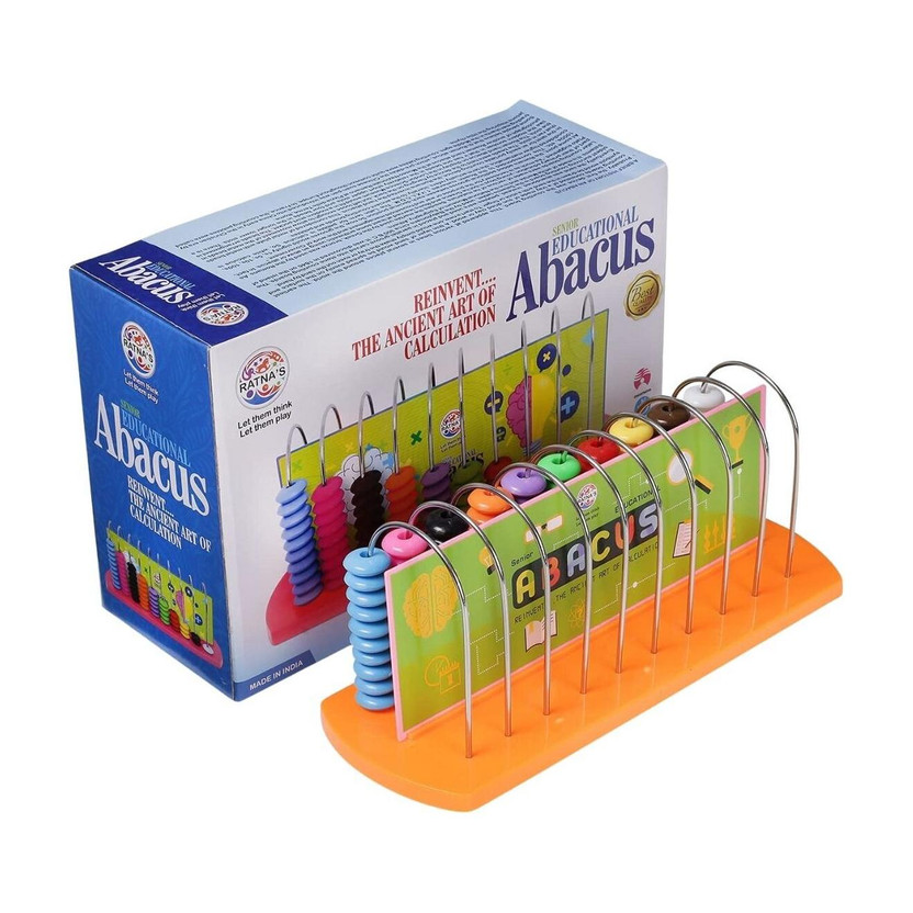 BKDT BKDT Marketing Abacus 10 Rods - Kids Early Educational Tool for Kid to Learn Maths Tool kit(Multicolor) - Flipkart Deal