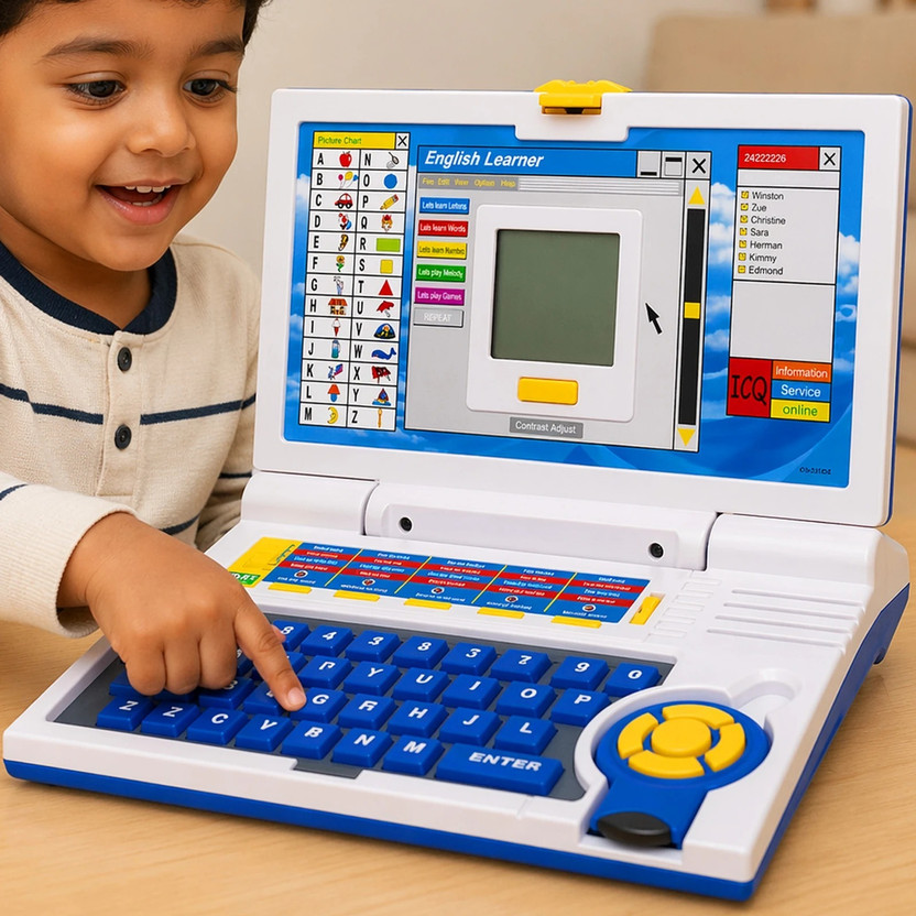 Satyamwyn Satyamwyn Laptop Computer Toy Electronic Alphabet Number Learning & Educational Toy-29(Blue) - Flipkart Deal