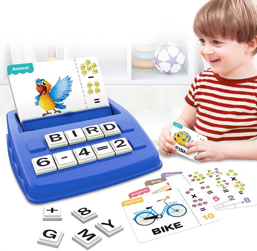 PATPAT Spelling Games for Kids,Brain Games for Kids Blue Price in India