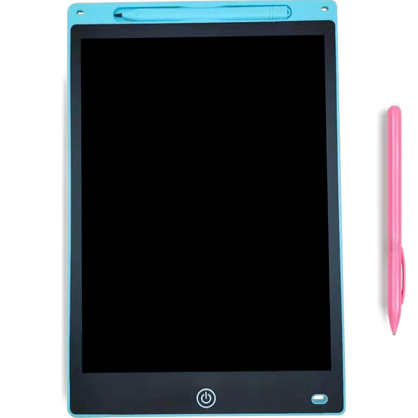 VMV VMV FUZON 12inch LCD Writing Pad For Kids ReWriting Paperless Electronic Digital Slate V8(Blue, Black) - Flipkart Deal