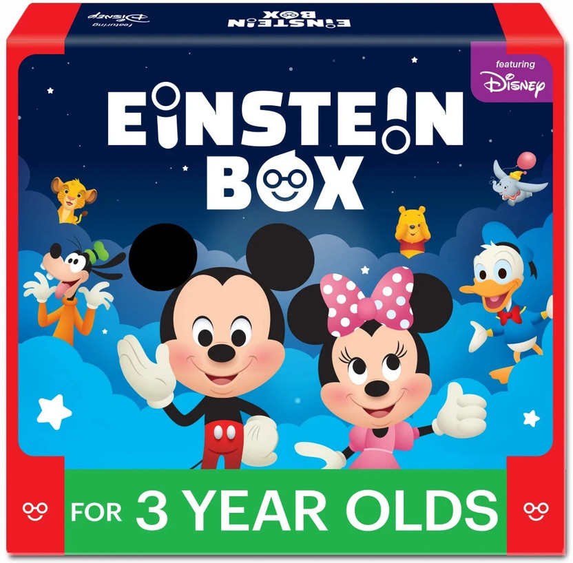 Einstein Box for 3 Year Old Kids | Toys for Kids 3 Years | Baby Boys & Girls, Learning and Educational Gift Pack of Toys, Games and Books, Apron | 3 Years All Toys…(Multicolor)