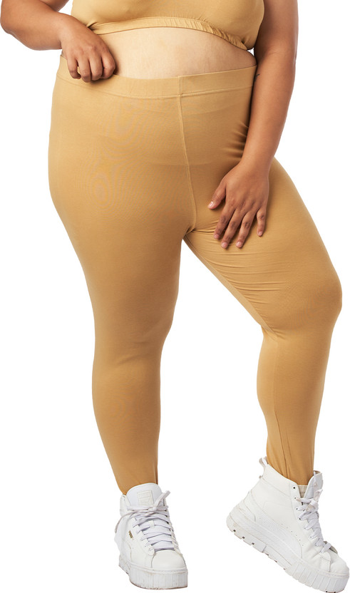 Bigtees Churidar  Western Wear Legging(Beige, Solid)