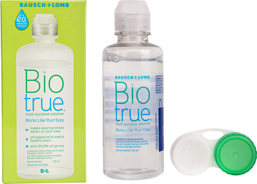 Bausch+Lomb Biotrue Multi Purpose Lens Cleaning Solution(120 ml)