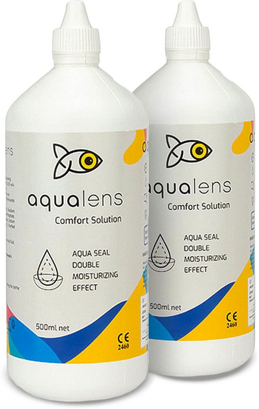 Aqualens Comfort Contact Lens Solution - 500ml X 2 Contact Lens Solution(1000 ml)