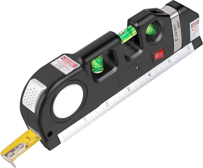 ARJ Multipurpose Laser Spirit Level Multipurpose Laser Spirit Level Vertical Line Tape Measurement Lazer Leveling Non-magnetic Carpenter's Level(15 cm)