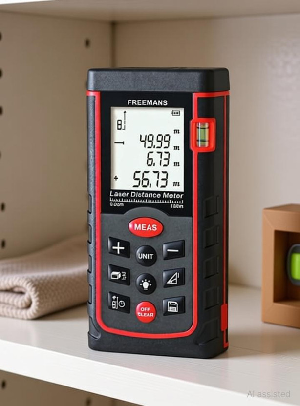 FREEMANS PRO-L100 Laser Distance Meter - 100m Non-magnetic Engineer's Precision Level(17.6 cm)