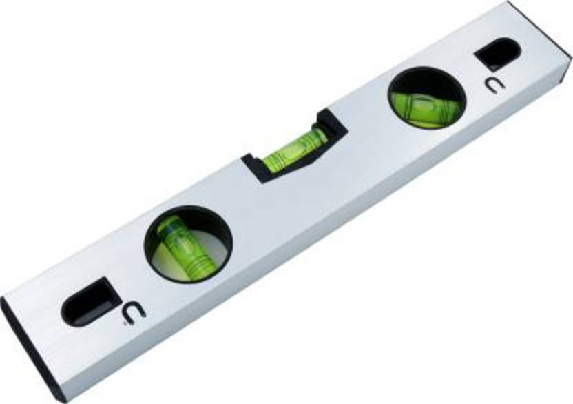 Silverfoxx MSL-01 Magnetic Aluminium Spirit Level Magnetic Mason's Level(31 cm)