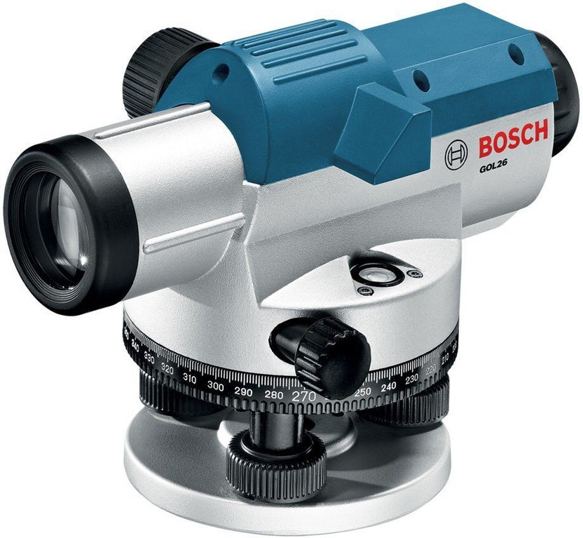 BOSCH GOL 26D Auto Level Kit with Indian Make Tripod and Levelling Staff Professional Magnetic Engineer's Precision Level(13.5 cm)