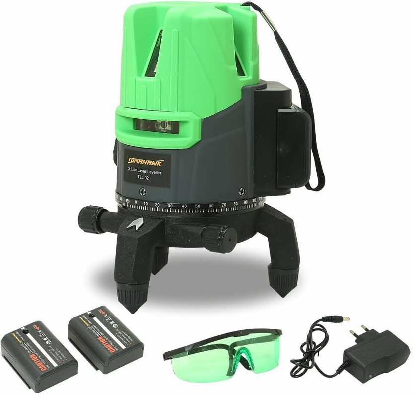 Tomahawk Self Leveling 2 Line Laser Non-magnetic Engineer's Precision Non-magnetic Engineer's Precision Level Non-magnetic Line Level(30 cm)