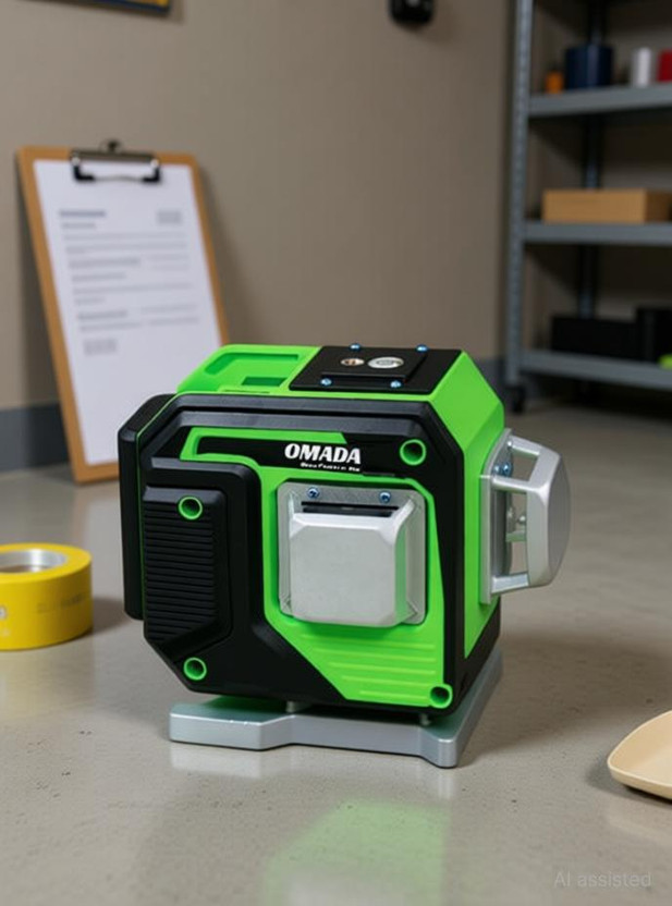 Omada 12 Lines Green Laser Level Pro, 4x360° Professional Laser for Construction Vertical/Horizontal Laser Level TOP CUSTOMER SERVICE Magnetic Line Level(39 cm)