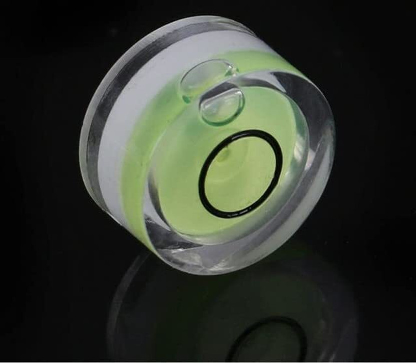 AASONS Micro Button Level With Base Diameter 18mm (Pack Of 3) AASONS Spirit Level Bullseye Micro Button Level With Base Diameter 18mmx3pc Non-magnetic Bull's Eye Level(1.8 cm)