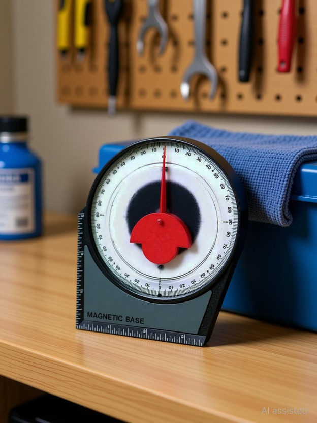 CIC Angle FInder 4" with Magnetic Base Magnetic Inclinometer Level(10 cm)