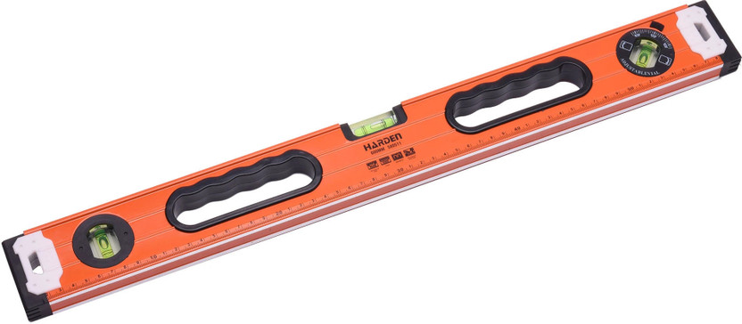 Harden 600mm Professional Aluminium Level With Rubber Handle, with Rotating Vial - 580511 580511 Magnetic Torpedo Level(60 cm)