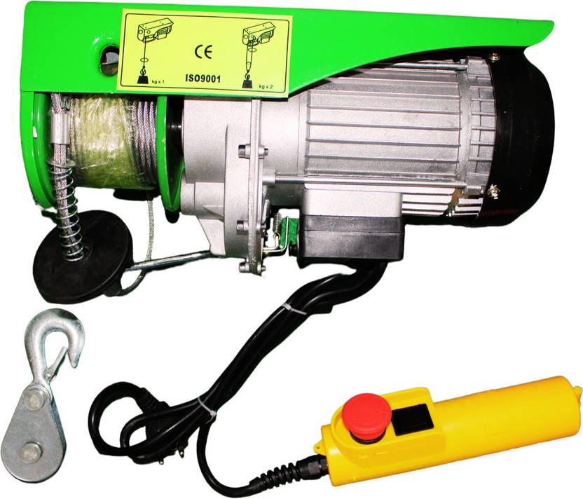 GSCPT HEAVY DUTY ELECTRIC HOIST 500KG 20 MTR ROPE WIRE 100 COPPER