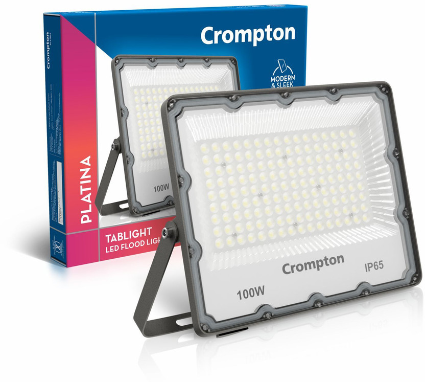 Crompton LDFLTAB100CDL Flood Light Outdoor Lamp(White)