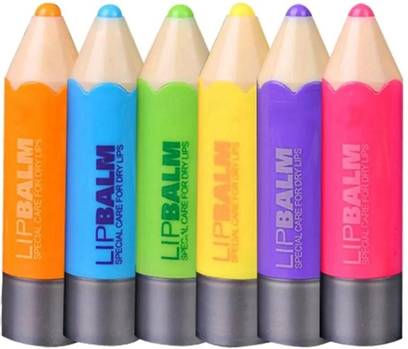 JANOST JANOST New Moisturizer Pencil Shape Lip Balm Fruit(Pack of: 6, 21 g) - Flipkart Deal