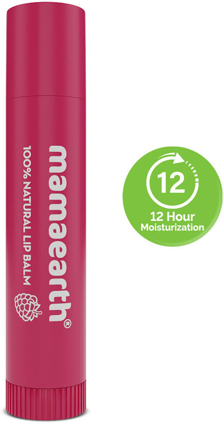 Mamaearth Nourishing Tinted 100% Natural Lip Balm with Vitamin E and Raspberry Raspberry(Pack of: 1, 4 g)