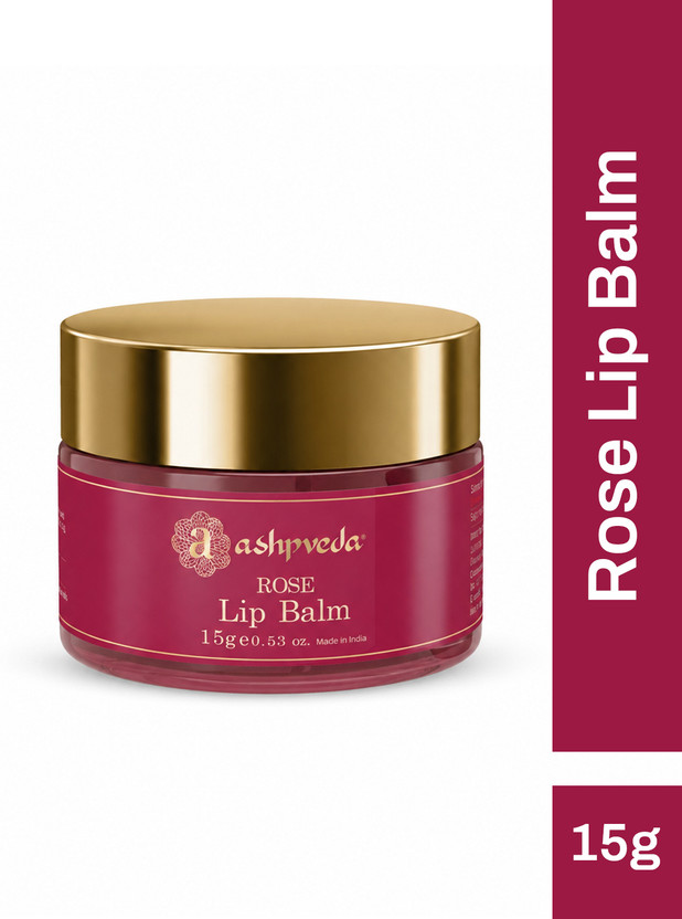 ashpveda Rose Petal Lip Balm For Dry, Chapped Lips, SPF for Soft Pink Lips Rose(Pack of: 1, 15 g)