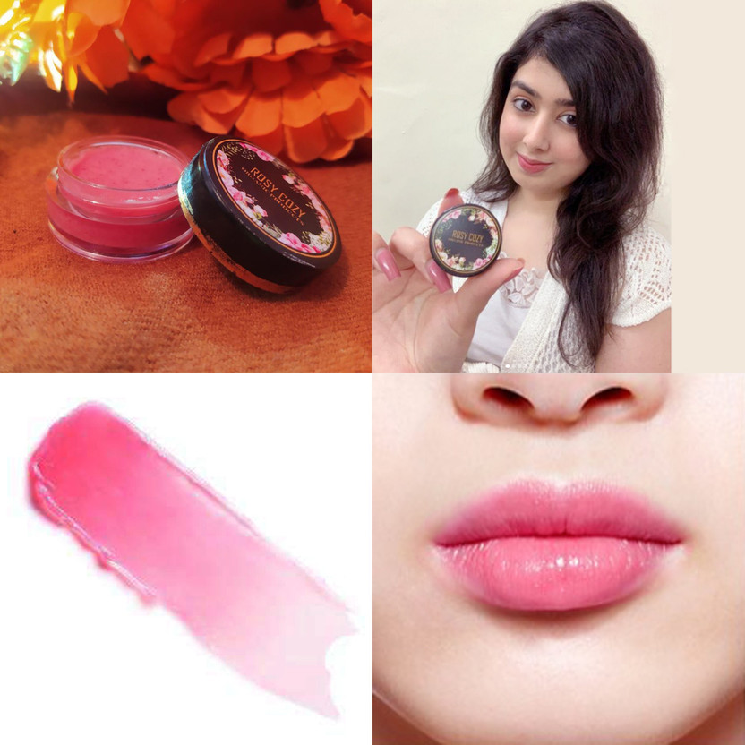 Organic Strawberry Flavor Pink Lip Balm With of Oil For Women Dark to Lighten Lip Care, for Dry & Chapped Lips, Paraben & Sulphate Free(Pack of: 1, 10 g)