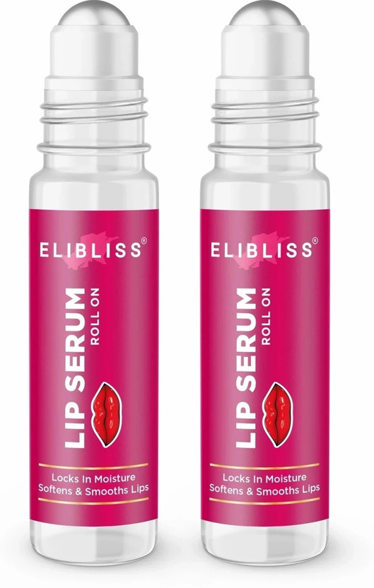 ELIBLISS Dark Lips Tinted Lip Serum with SPF Made with Beetroot Extracts Pack of 2 Strawberry(Pack of: 2, 10 g)